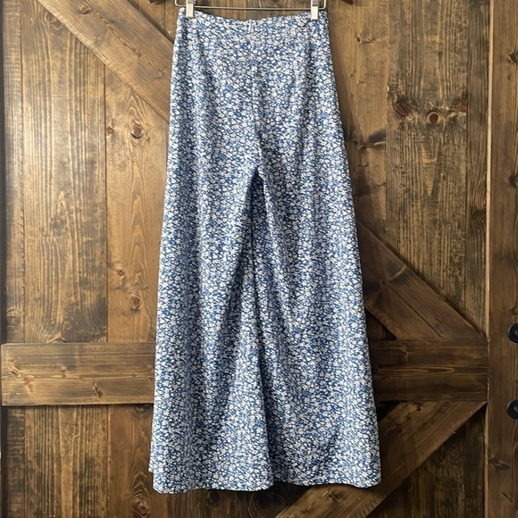 SHEIN Spring Break Ditsy Floral Wide Leg Pants - Picture 5 of 10